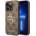 GUESS PU 4G Metal Logo Back Cover за iPhone 15 Pro Brown Guess | Lilav | ЖЕНИ | UNI