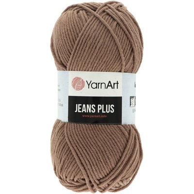YarnArt Jeans Plus 71 tmavá hnedá