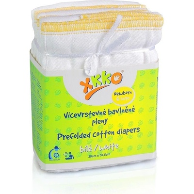 Kikko Classic Vícevrstvé XKKO Classic 4/8/4 Newborn Premium Bílé