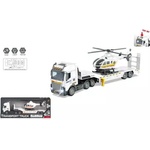 Man Yuk Toys Товарен камион с хеликоптер - 40 см (py8516c)