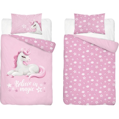 Detexpol povlečení do postýlky růžová 100 x 135 cm 40 x 60 cm – Zboží Mobilmania