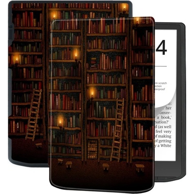 Protemio 75332 ART Zaklápacie puzdro pre Pocketbook InkPad 4 743G / InkPad Color 3 743K3 / InkPad Color 2 743 LIBRARY