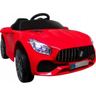 MP elektrické auto Cabrio B3 diaľkové ovládanie bezpečnostné pásy červená