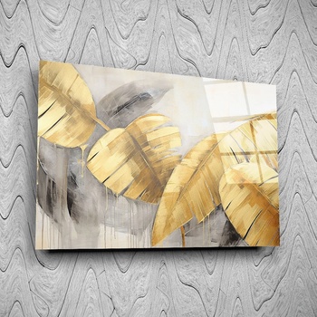 Art gift Стъклено АРТ пано - Златни отблясъци