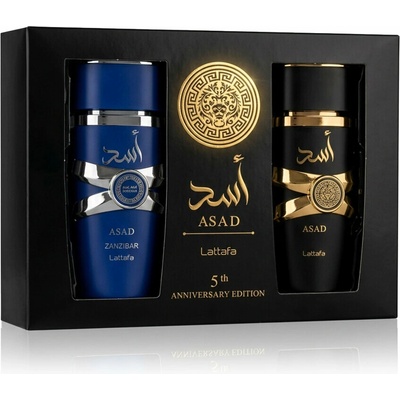 Lattafa Asad EDP Asad 100 ml + EDP Asad Zanzibar 100 ml