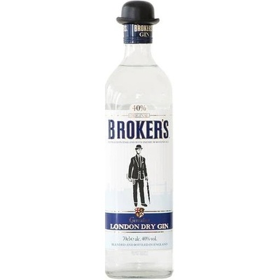 Broker's London Dry Gin 40% 1 l (holá láhev)