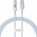 Baseus USB към Type-C кабел, супер бързо зареждане 100 W, 2 м - Baseus Gem (P1037373002311-01) - Galaxy Blue