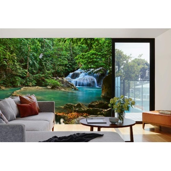 DIMEX ART s. r. o Самозалепваща се флизелинова фототапета водопад в тайланд i 375 x 250 см