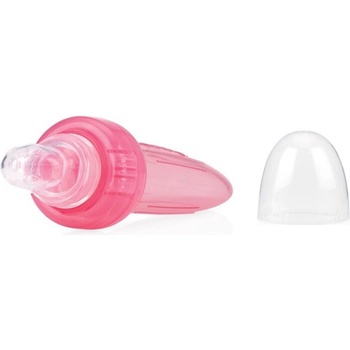 Nuby kŕmitko silikónové Easy squeezy feeder modrá