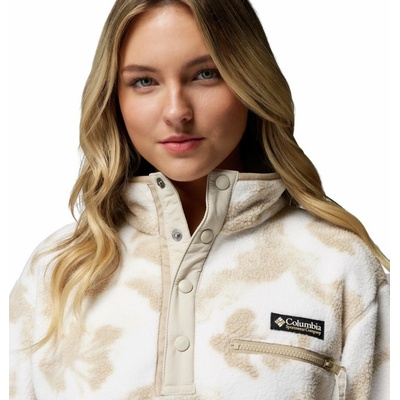 Columbia Helvetia II Printed Cropped Half Snap Fleece béžová