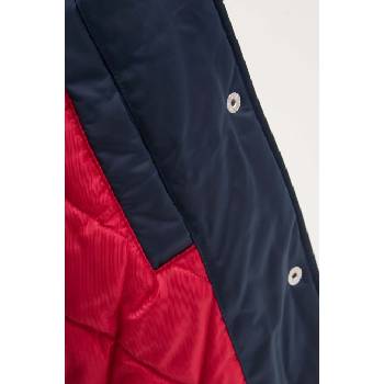 Tommy Jeans Яке бомбър Tommy Jeans в тъмносиньо преходен модел с уголемена кройка DW0DW18306 (DW0DW18306)