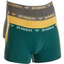 Bushman trenýrky Edward II 3 Pack dark grey/yellow/petrol