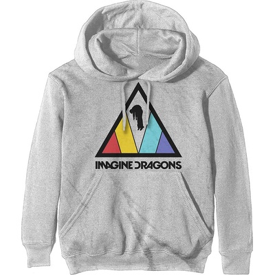 Imagine Dragons Mikina Triangle Logo Muž Unisex Biela