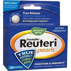Nature's Way Primadophilus Reuteri Pearls 1 Billion Active Probiotics [30 Гел капсули]