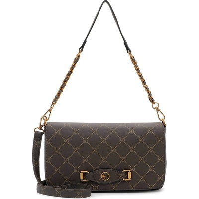 Tamaris dámská crossbody kabelka Aglia tmavě hnědá