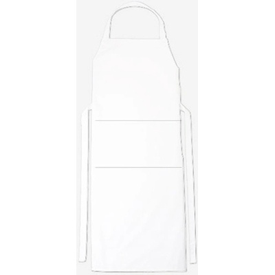 Cg Workwear Verona Dlouhá pracovní zástěra s laclem 01145-01 Cool Grey 110 x 75 cm