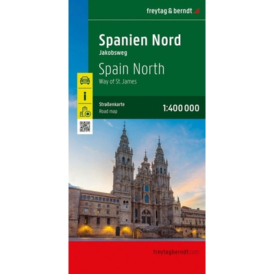 Severní Španělsko – Camino de Santiago 1:400 000 / automapa