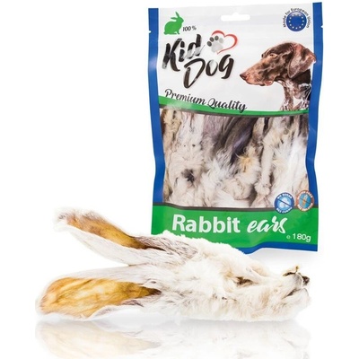 Kid Dog Králičí ucho s chlupy 180 g