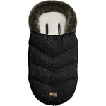 Kikkaboo Чувалче за количка Kikkaboo - Luxury, Fur Confetti, Black (31108040093)