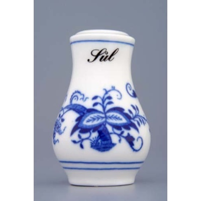Český Porcelán Dubí Cibulák soľnička sypacia s nápisom Sůl 7,5 cm