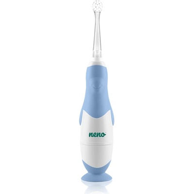 Neno Denti Blue 0-3 y детска електрическа четка за зъби със сменяеми батерии