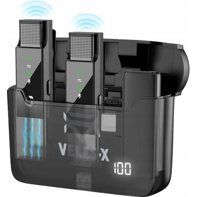 Veles-X Wireless Lavalier Microphone System Dual USB-C Mikrofón pre smartphone