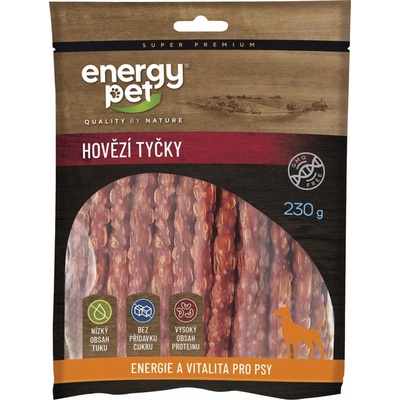 Energy Pet tyčinky penové hovädzie 230 g