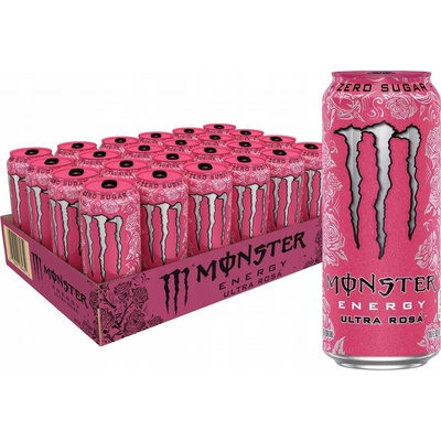 Monster Energy Ultra Rosá Bez cukru 12 x 0,5 l