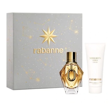 Image 1 of Paco Rabanne Million Gold For Her Подаръчен комплект, Парфюмна вода 50ml + Body lotion 100ml, Жени