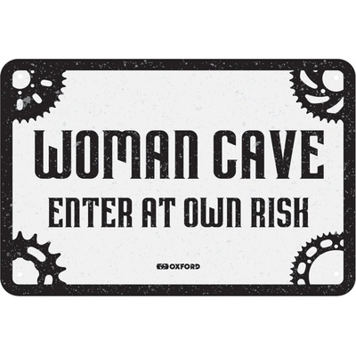 Plechová cedule WOMAN CAVE, OXFORD