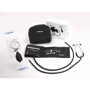 Image 1 of Riester Механичен апарат за кръвно на Riester Германия Sanaphon R-1442 със стетоскоп (1442)