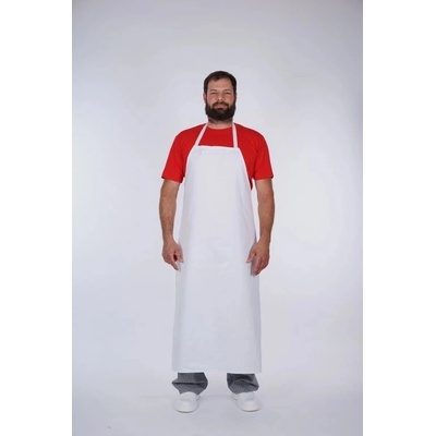 Jelínek-Galanaterie Zástěra GTX 120x120 zesilena LESK bílá