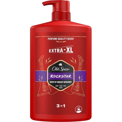 Old Spice Rockstar Body, Hair, Face Wash 3v1 Sprchový gel 1000 ml