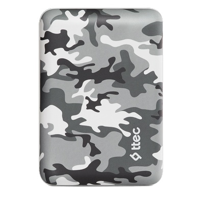 Ttec Външна батерия ReCharger 10.000mAh Universal Mobile Charger - White Camouflage