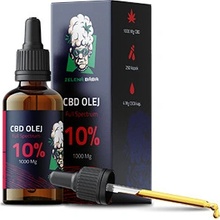 Zelená Bába CBD olej 10% 1000mg 10 ml