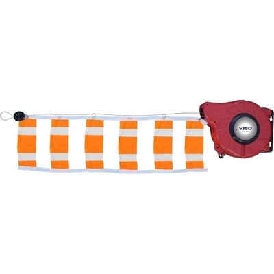 Zábrana maxi 15M se samonavíjecím mechanismem – v.30 cm, oranžová