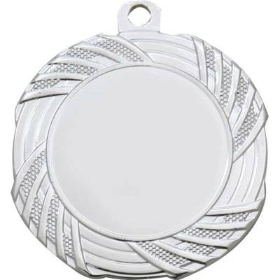 Medaile s emblémem průměr 40 mm oko tornáda Stříbrná