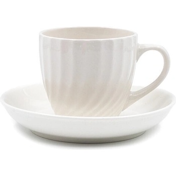 Сервиз за кафе 12части бяло вълни 12Ч (2-21043/2)