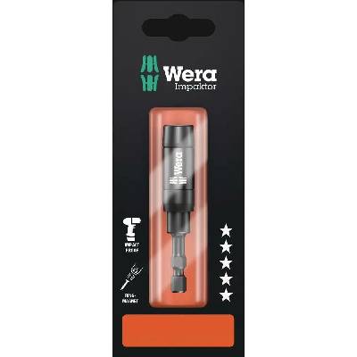 Wera 897/4 IMP R SB Držák Impaktor s prstencovým magnetem a rozpěrným kroužkem 1/4" x 75 mm 073990