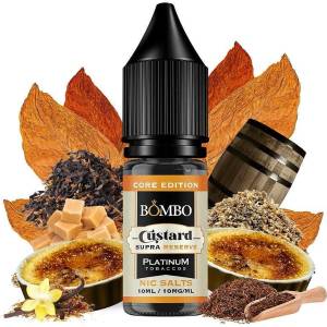 Juice Sauz Drifter Bar Platinum Tobaccos Custard Supra Reserve Core Edition Nic Salts 10ml 10mg
