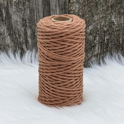 Velká vlna Macrame 1,5mm Nugát
