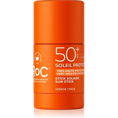 RoC Soleil Protect Sun Stick защитен стик за чувствителни места SPF 50+ 15 гр