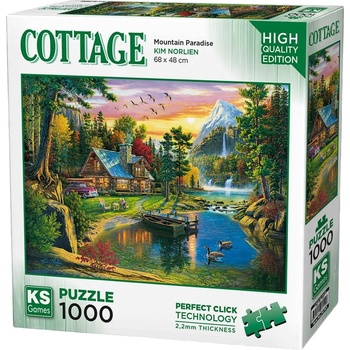KS Games Пъзел KS Games от 1000 части - Планински рай (20799)