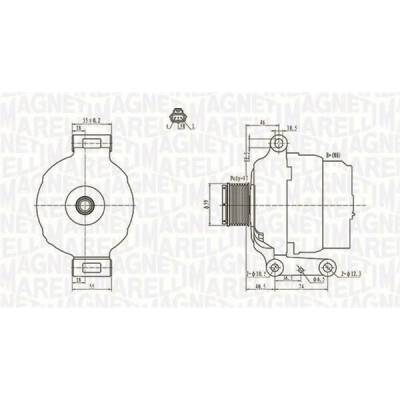 generátor MAGNETI MARELLI 063731639010