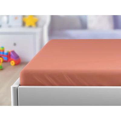 Textilomanie Jersey prostěradlo hnědé 60x120