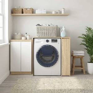 vidaXL Шкаф за пералня Дъб сонома 87 x 60 x 89 см Инженерна дървесина (8006802)