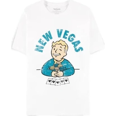 Fallout 4 New Vegas Card Shark Men's Short Sleeved T-shirt White