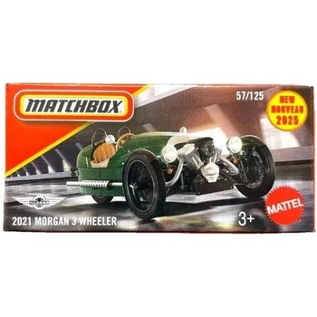 Mattel Matchbox: Мъничка кола в картонена кутия - 2021 Morgan 3 Wheeler (JBT87)
