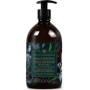 Barwa Стягащ и подхранващ течен сапун с натурални масла BARWA SPA Experience Liquid soap ORANGE & WHITE FLOWERS (BCSE336733)