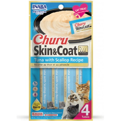 Churu Cat Skin&Coat Tuna & Scallop 4 x 14 g